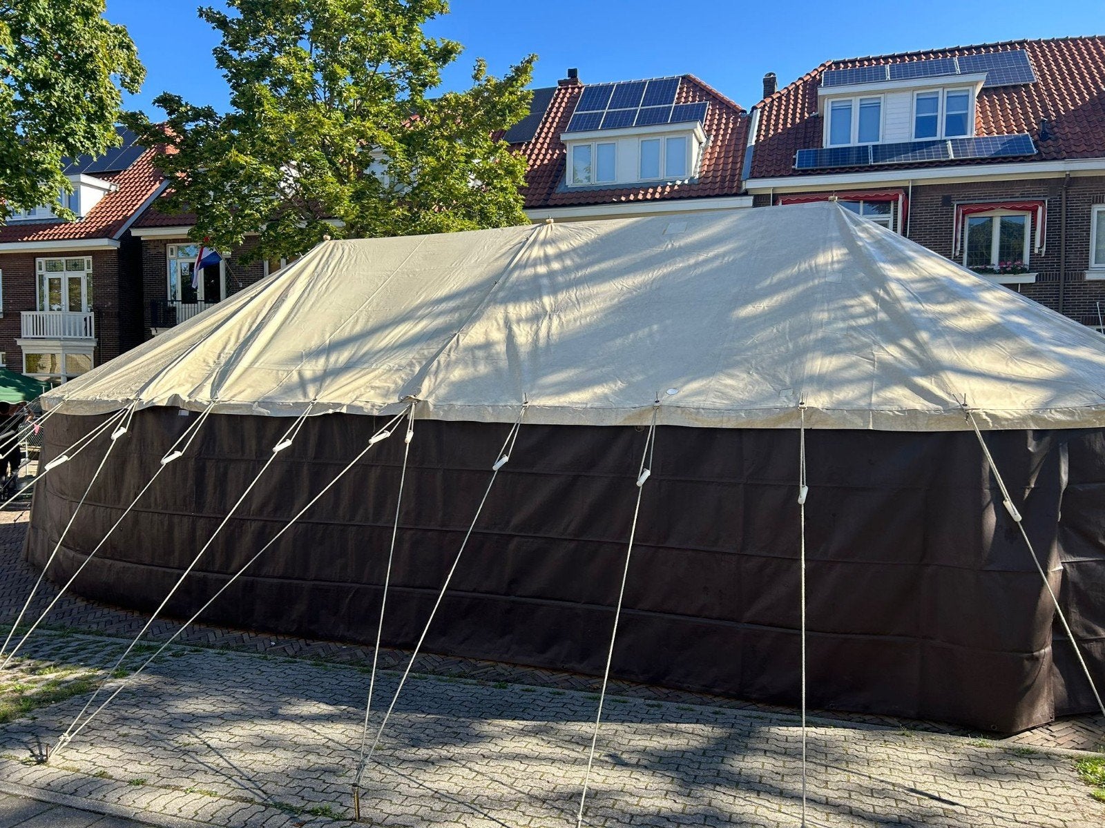 Grote gebruikte scouting tent - 12x7m - Goede staat, Caravans en Kamperen, Tenten, Ophalen, Gebruikt