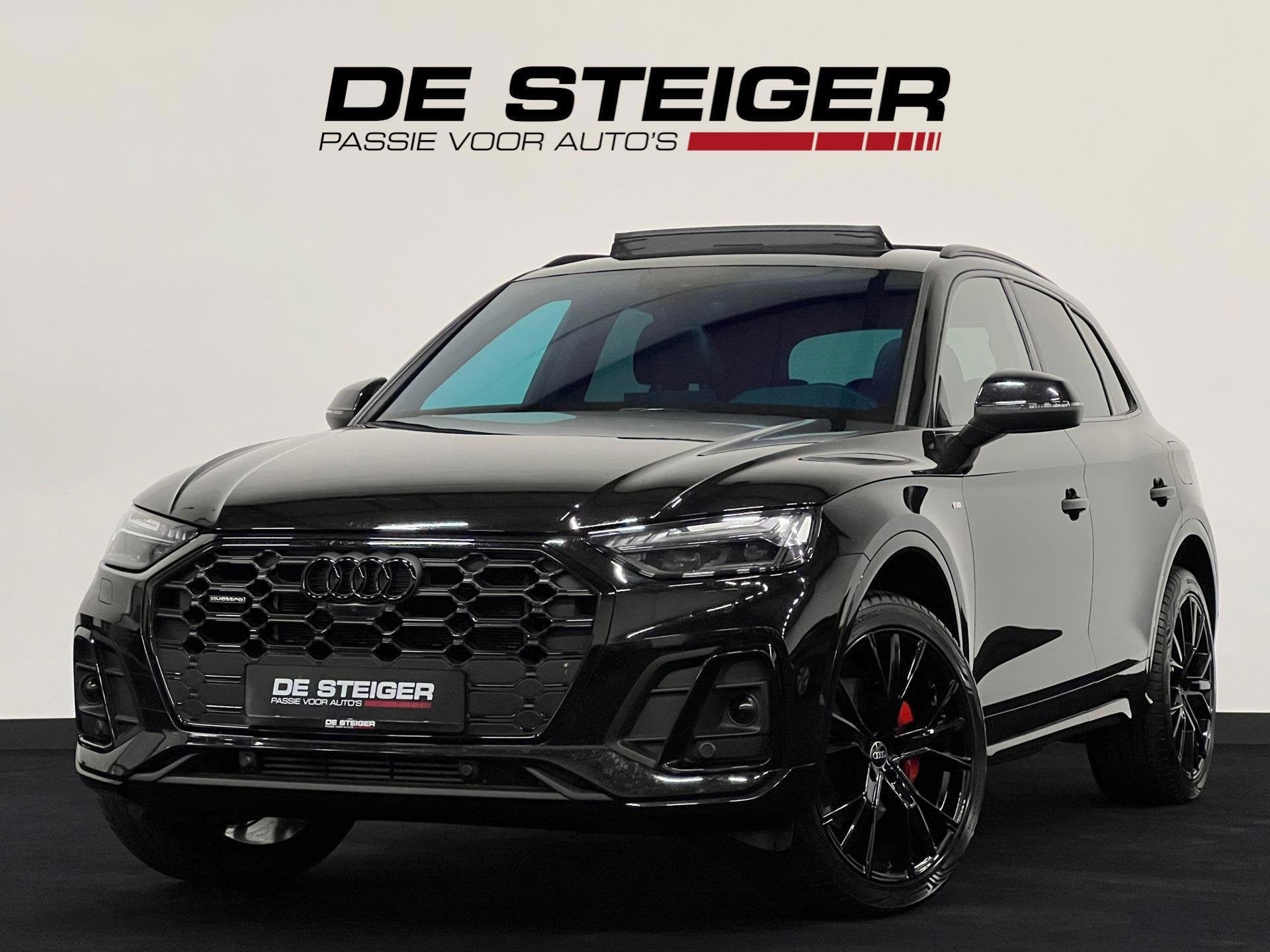 Audi Q5 50 TFSI e 3 x S line Competition Pano ACC Sfeer Trek, Auto's, Audi, Automaat, Dealer onderhouden, Gebruikt, Zwart