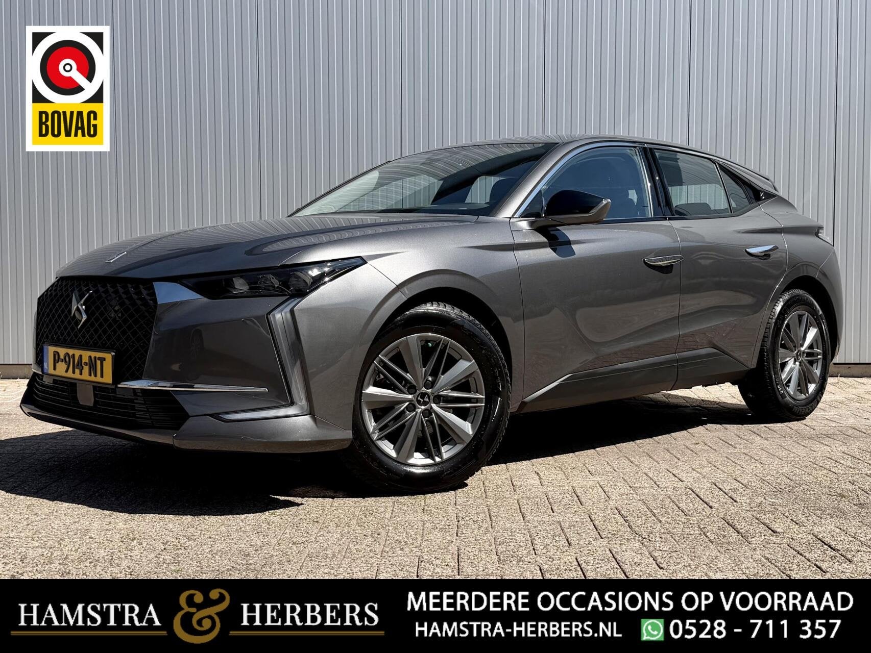 Ds 4 1.2 PureTech Trocadero antraciet AUTOMAAT, Auto's, DS, Gebruikt, Euro 6, 1199 cc, Automatische klimaatregeling