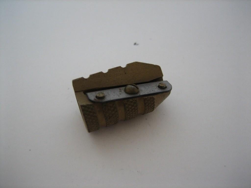 Vintage Cayman Brass Pencil Sharpener, Ophalen of Verzenden, Nieuw, Overige merken