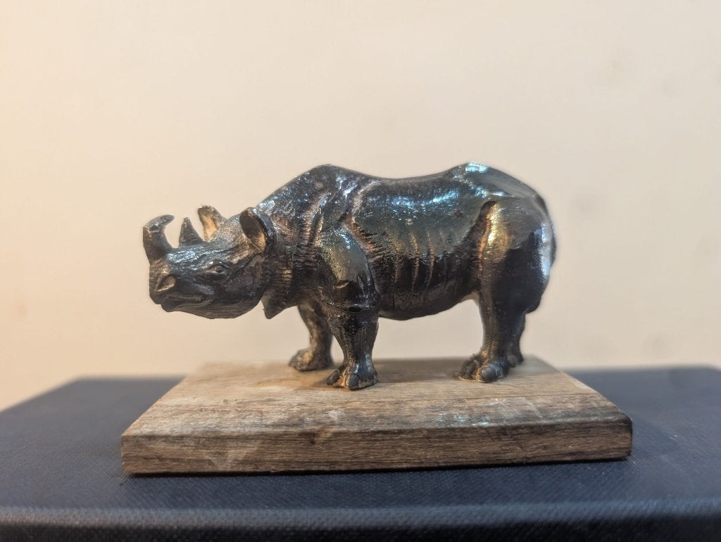 WNF Verzilverde dieren - Neushoorn, Verzenden, Gebruikt, Dier
