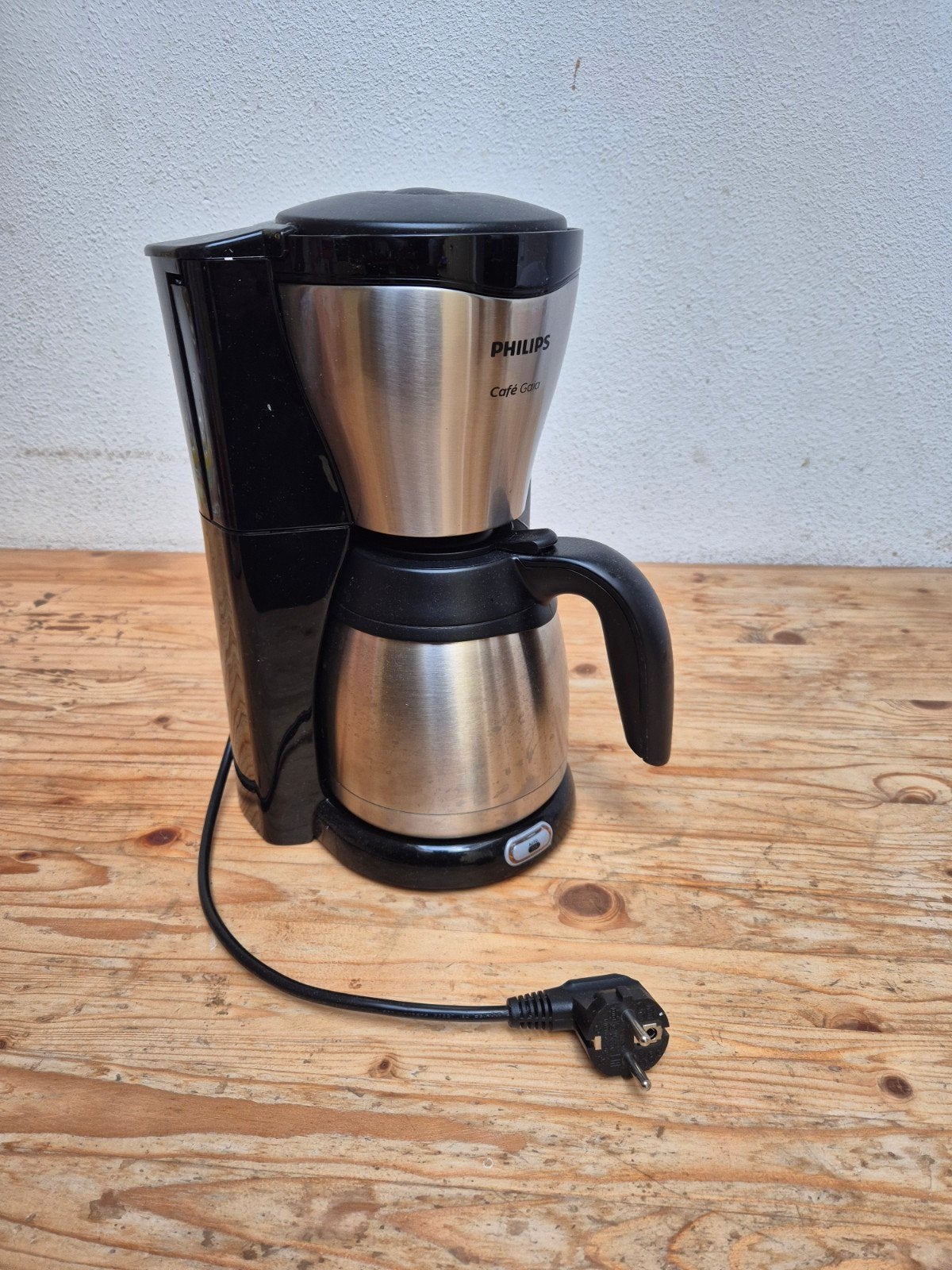 Philips Café Gaia Koffiezetapparaat met Thermoskan, Afneembaar waterreservoir, 10 kopjes of meer, Koffiemachine, Gemalen koffie