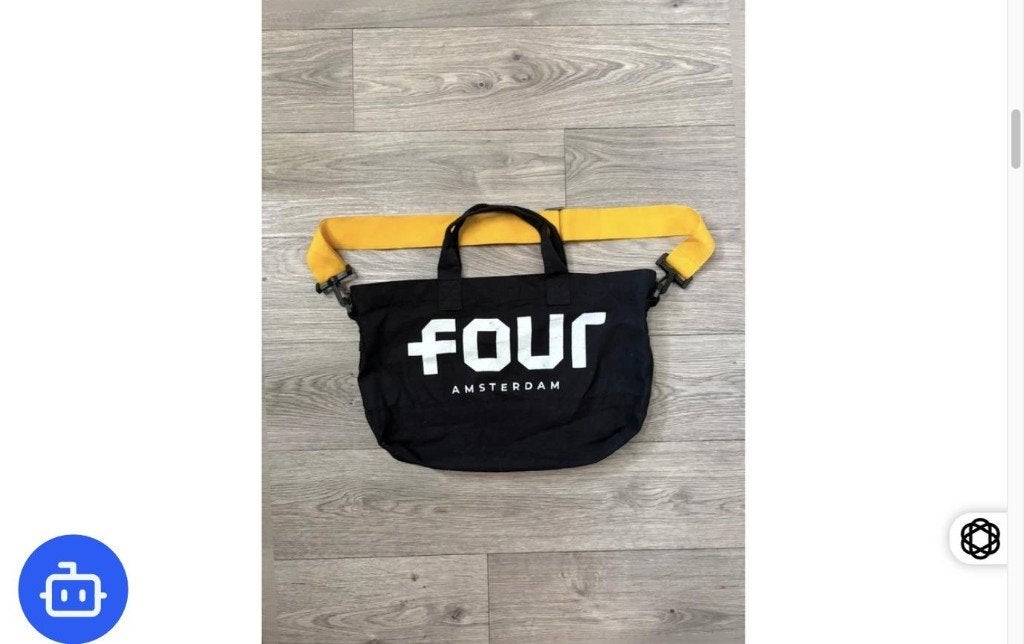 Four Amsterdam Tas Geel, Ophalen of Verzenden, Zo goed als nieuw, Heren