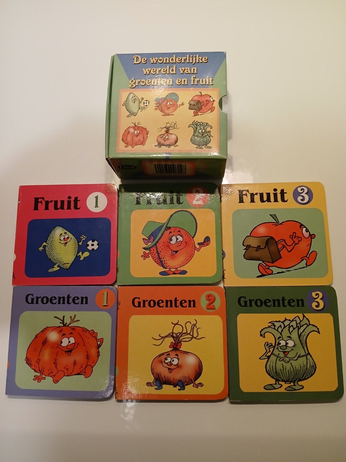 De wonderlijke wereld van groenten en fruit - 6 boekjes, Zo goed als nieuw, Ophalen, Onbekend, Uitklap-, Voel- of Ontdekboek