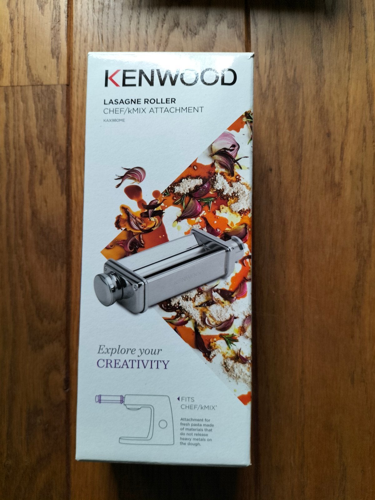 Kenwood lasagneroller, Ophalen, Nieuw, Metaal, Pastamachine