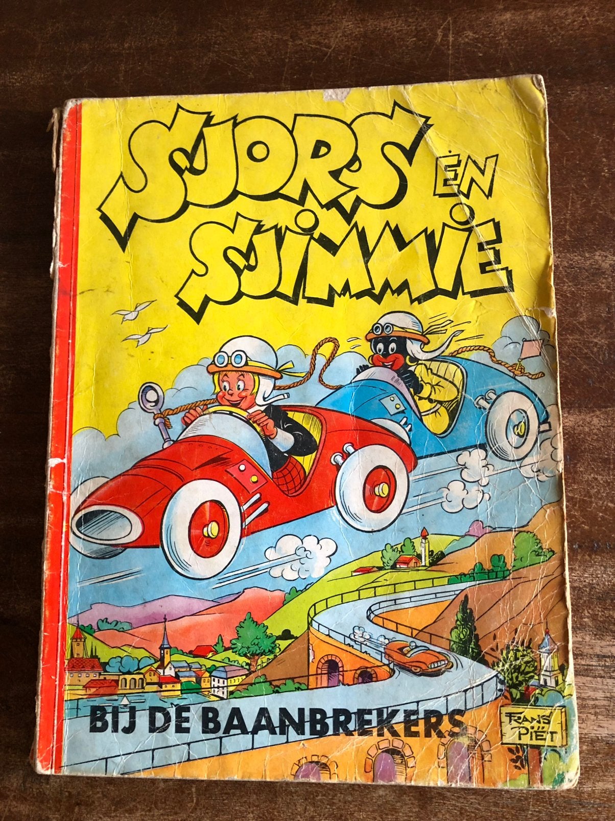 Sjors en Sjimmie bij de baanbrekers (stripboek uit 1963), Boeken, Eén stripboek, Ophalen of Verzenden, Gelezen
