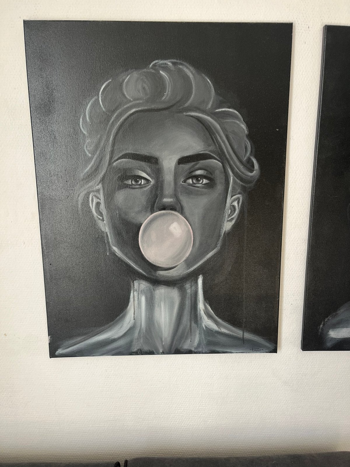 ️ Handgeschilderd. Uniek. Persoonlijk., Ophalen of Verzenden, Nieuw, Minder dan 50 cm, Schilderij