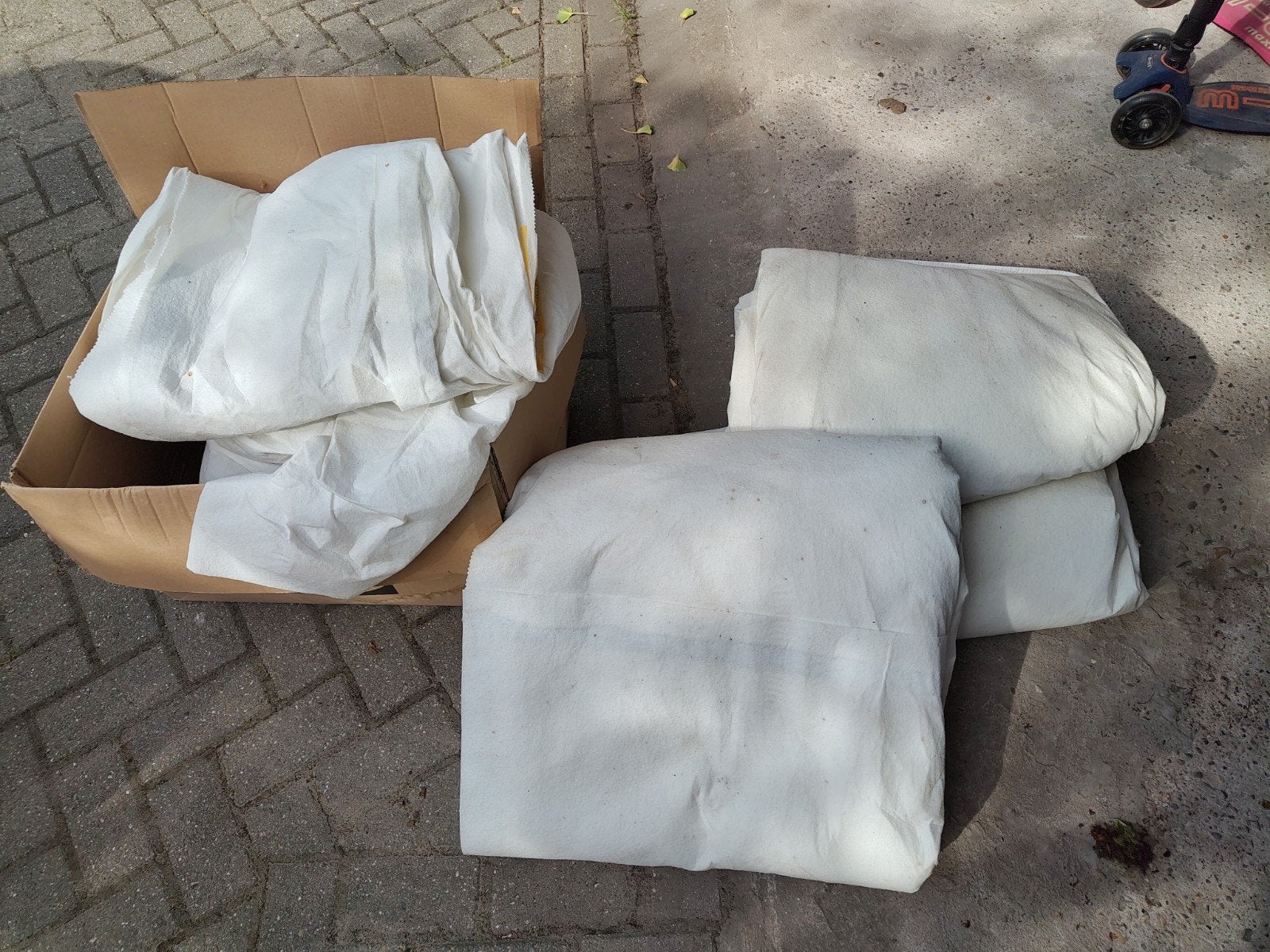 Dampopen folie met antislip voor natuursteen vloer, Ophalen, Gebruikt, 15 m² of meer, Folie