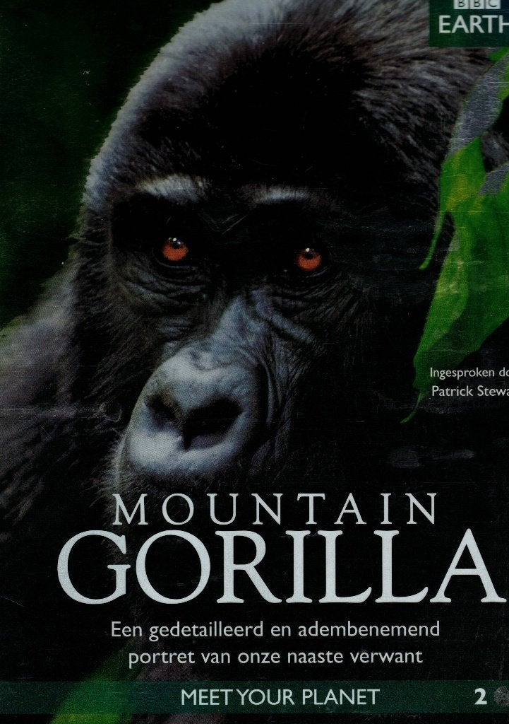 BBC Earth - Mountain Gorilla ( 2 DVD ), Engels, Alle leeftijden, Nederlands, Natuur