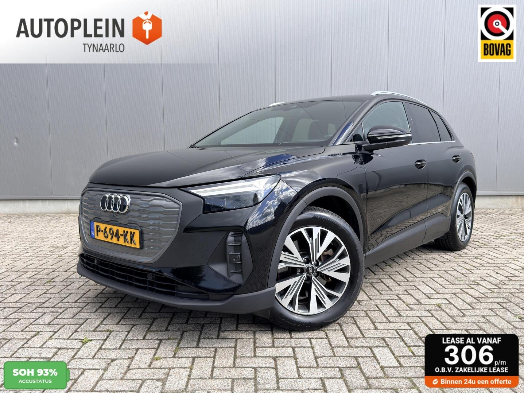 Audi Q4 e-tron 40 Launch edition Advanced Plus 77 kWh 1e eig, Auto's, Audi, Automaat, Achterwielaandrijving, Gebruikt, Met garantie (alle)