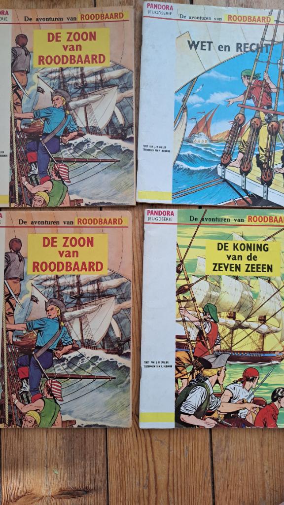 Diverse oude stripboeken van tussen 1961 tot en met 1975, Meerdere stripboeken, Ophalen of Verzenden, Gelezen