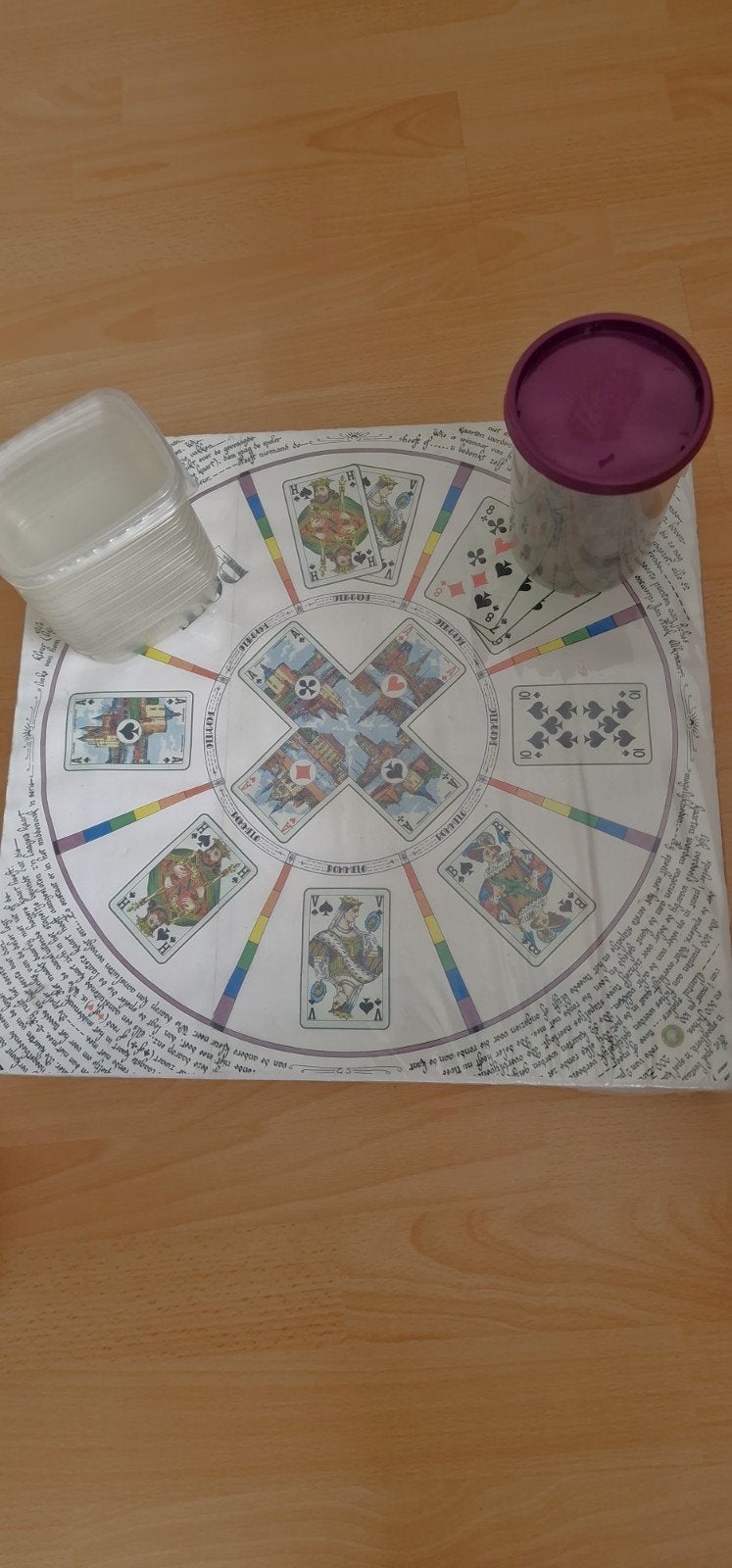 Spel Boerenpotten, Vijf spelers of meer, Ophalen, Gebruikt