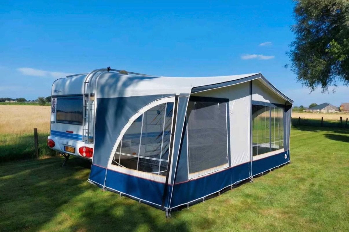 Hobby 450 De Luxe incl. Dorema voortent, Caravans en Kamperen, Ophalen, Gebruikt