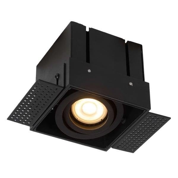 LED Inbouwspot Cardo Mat Zwart | 1 GU10 | Trimless, Verzenden, GU10, Overige merken, Nieuw