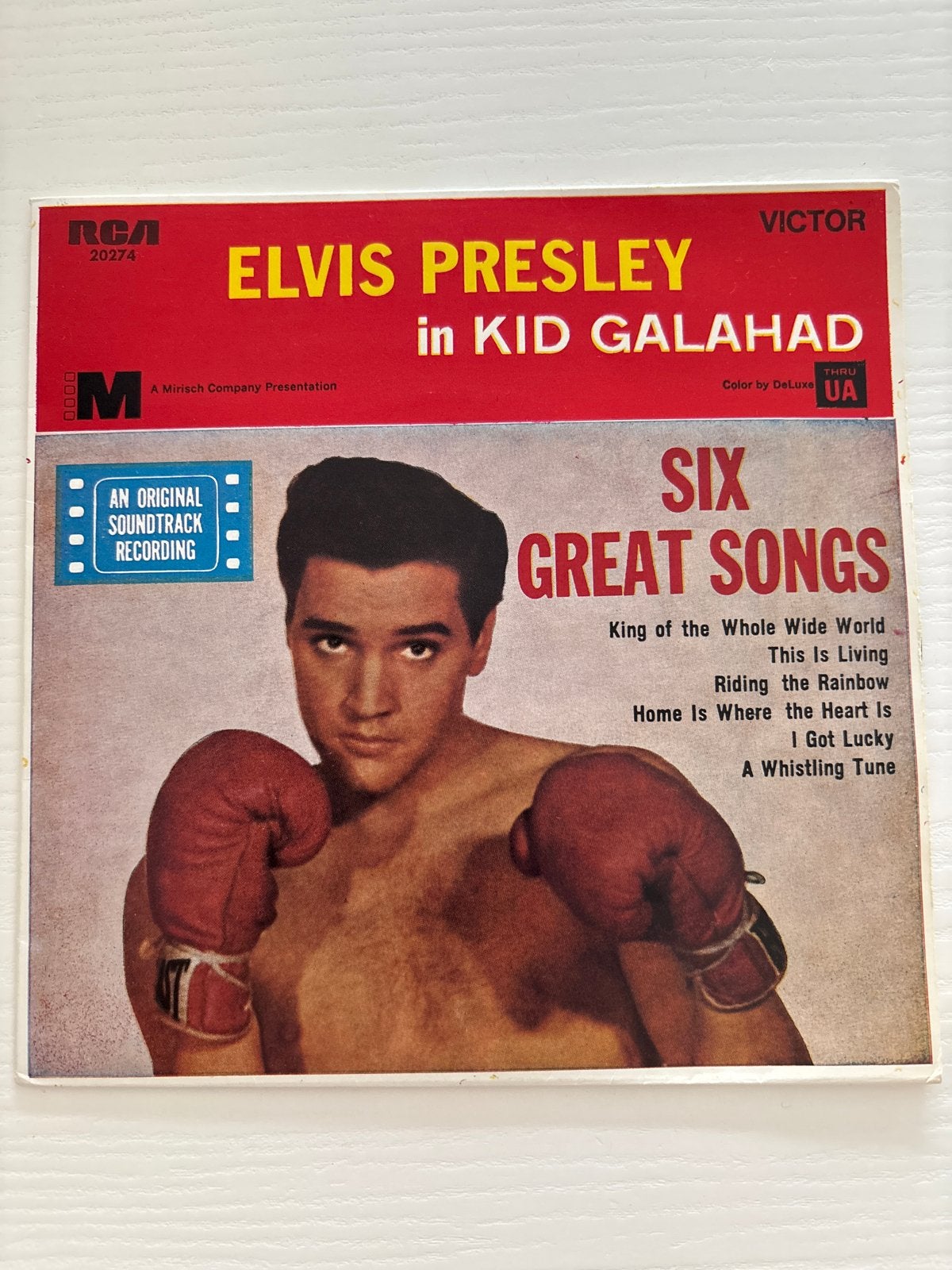 Elvis Presley - Kid Galahad (45 toeren vinyl uit Australië), Ophalen of Verzenden, Zo goed als nieuw, Cd of Plaat