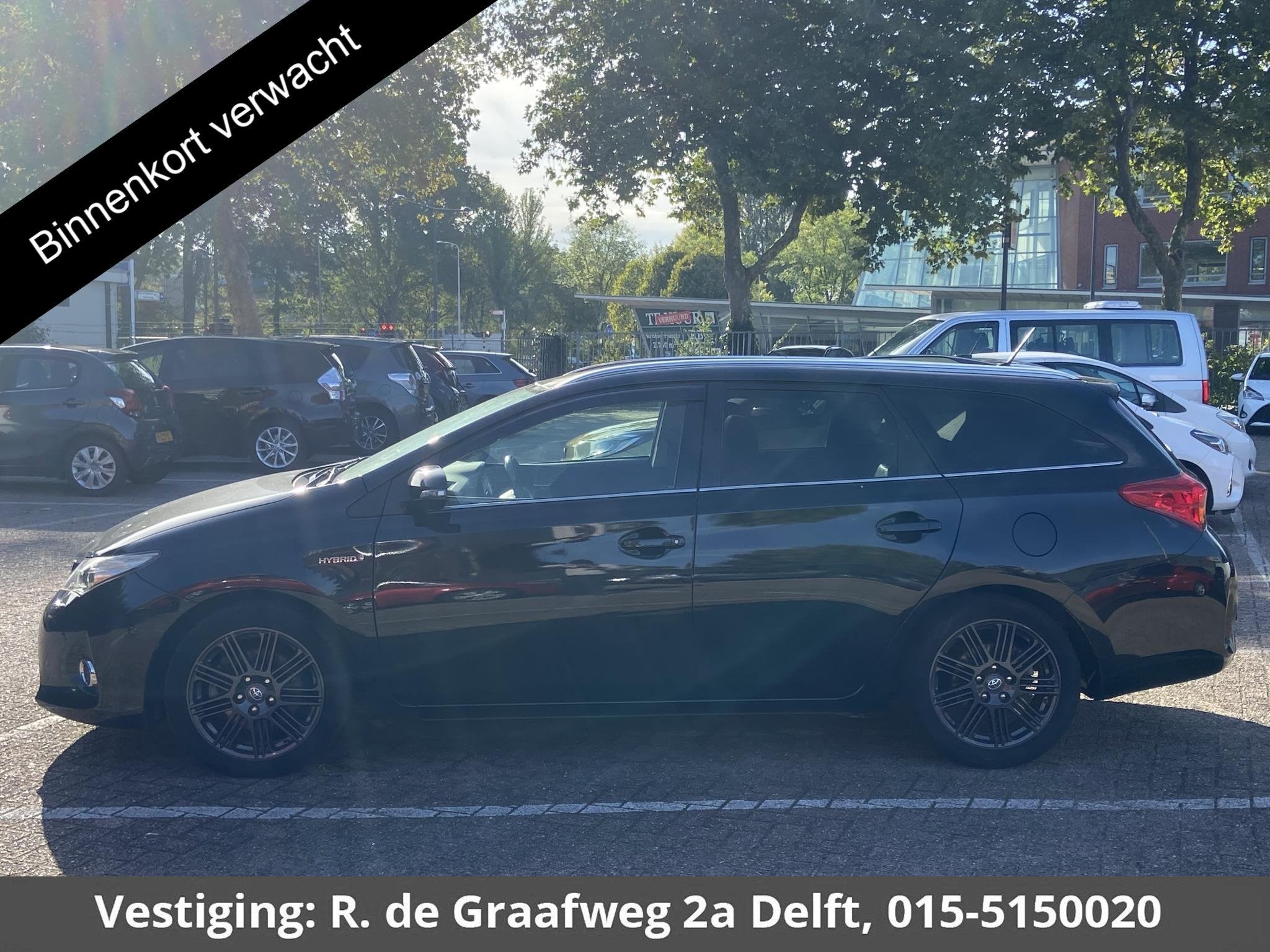 Toyota Auris Touring Sports 1.8 Hybrid Lease Leer | Stoelver, 136 pk, Gebruikt, Euro 6, Zwart