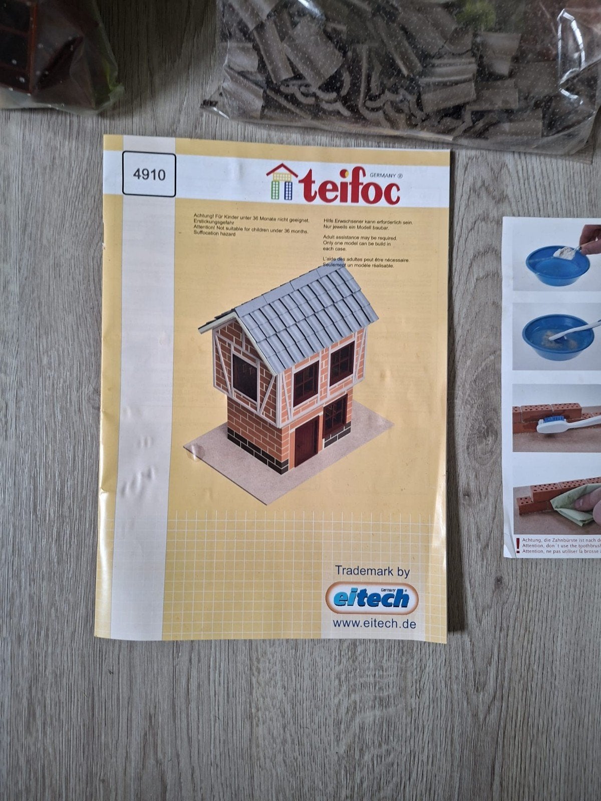 Teifoc EITECH Großes Fachwerkhaus TEI-4910 – 1x gebruikt, Ophalen, Zo goed als nieuw