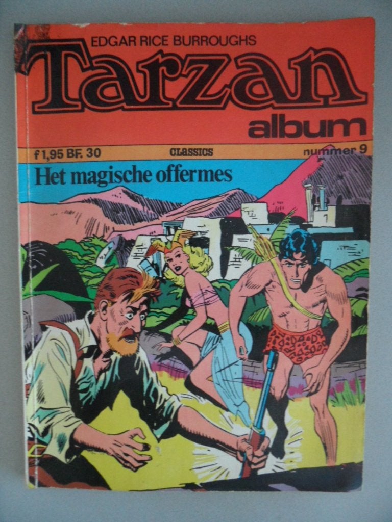 Tarzan Album Nr 9 Het magische offermes., Boeken, Eén stripboek, Ophalen of Verzenden, Gelezen