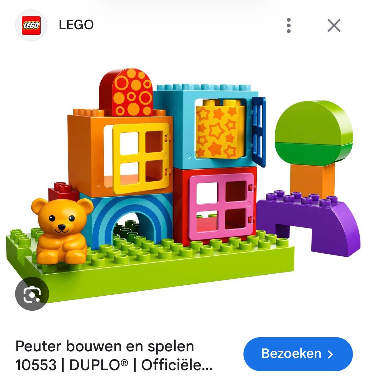 Duplo set nr 10553 starterspakket, Ophalen, Zo goed als nieuw, Compleet, Duplo
