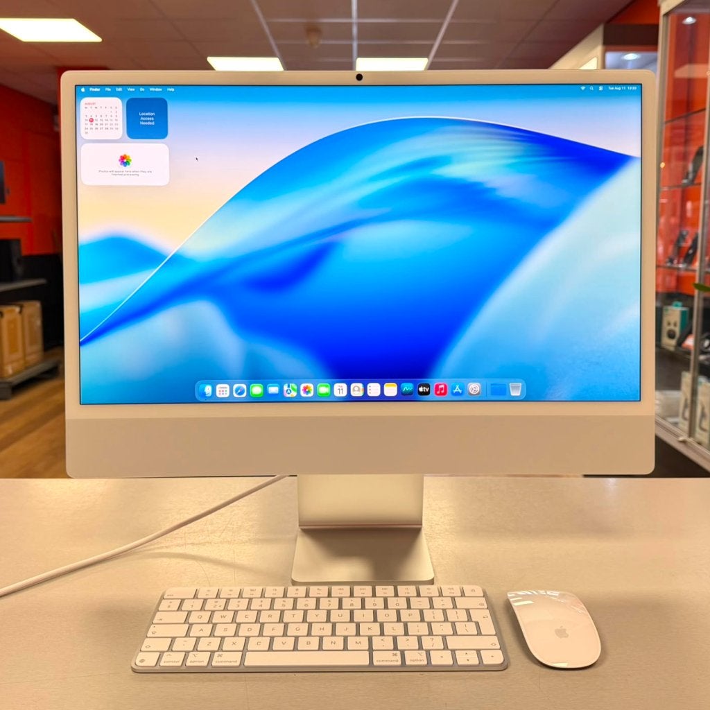 iMac 2024 24" M4 8C CPU/8C GPU/16GB/256GB SSD Apple Garantie, Computers en Software, Apple Desktops, Apple, Zo goed als nieuw