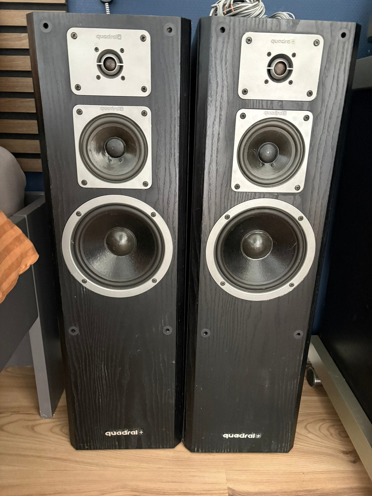 Quadral Quintas T160 Vloerluidsprekers – Vintage HiFi Set, Overige merken, Gebruikt, Ophalen of Verzenden, 120 watt of meer