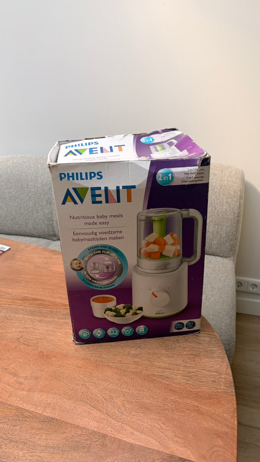Philips avent hapjes maker, Ophalen, Gebruikt