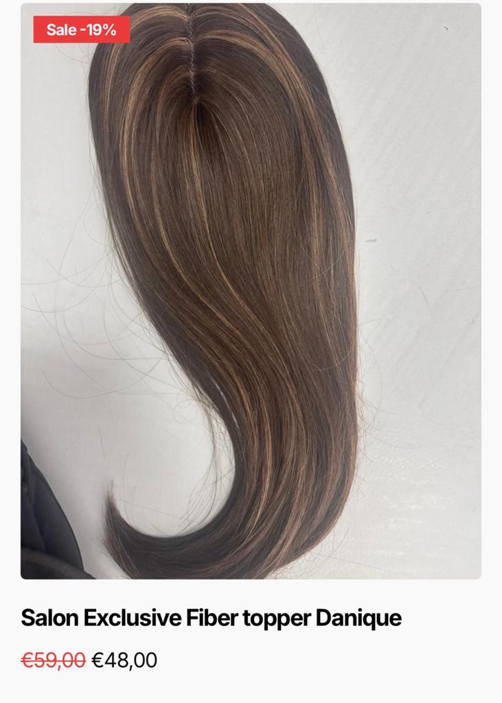 Hair Topper Haartopper Toupet bruin Hairextensions nieuw, Ophalen of Verzenden, Nieuw, Pruik of Haarverlenging