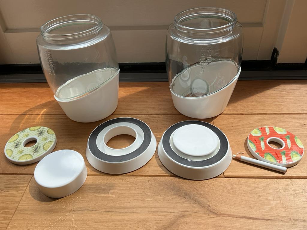 2 l Mortier pilon fermentatiepot, Ophalen of Verzenden, Zo goed als nieuw