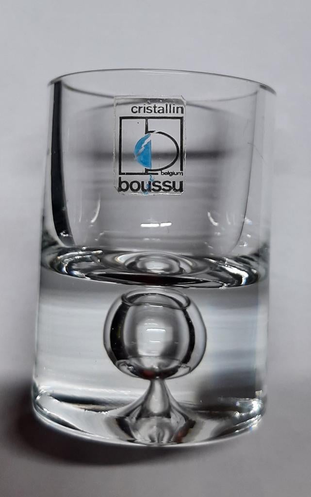 BOUSSU cristallin vintage/design glazen, Ophalen of Verzenden