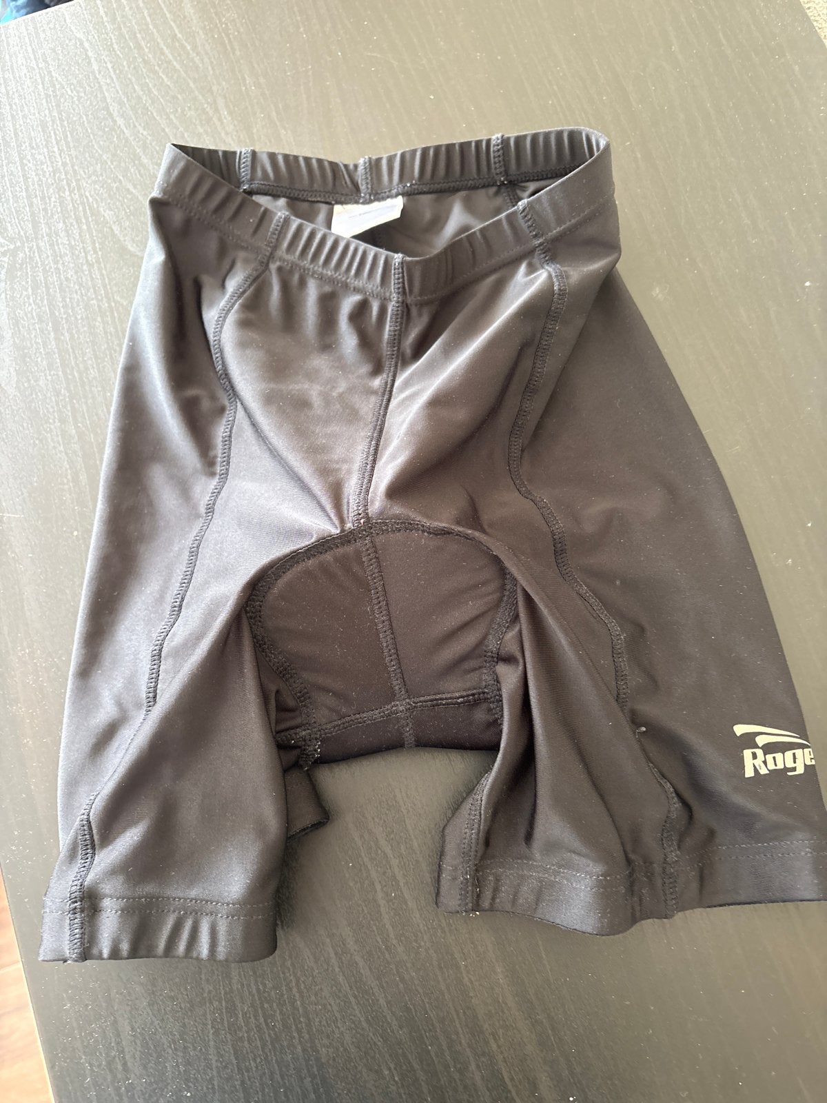 Kind Zwarte Rogelli Fietsbroek met Zeem maat 152, Zwart, Overige maten, Ophalen of Verzenden, Zo goed als nieuw