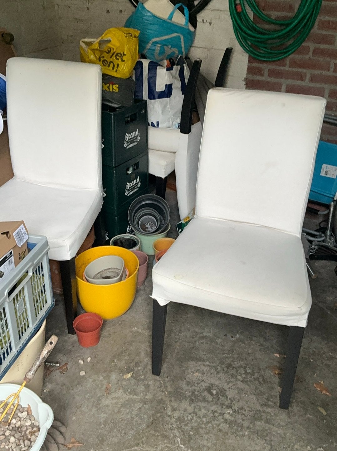 Stoelen gratis op te halen, Huis en Inrichting, Stoelen, Ophalen, Gebruikt, Hout, Vijf, Zes of meer stoelen