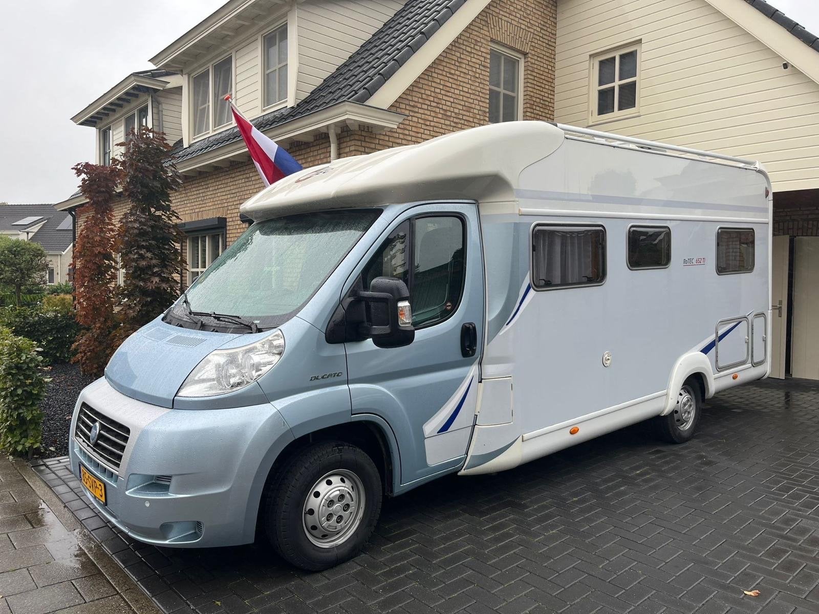 TEC Rotec 652 Ti Camper, bj. 2007, 90.000 km!, Caravans en Kamperen, Afzuigkap, T.E.C., Ringverwarming, Fiat