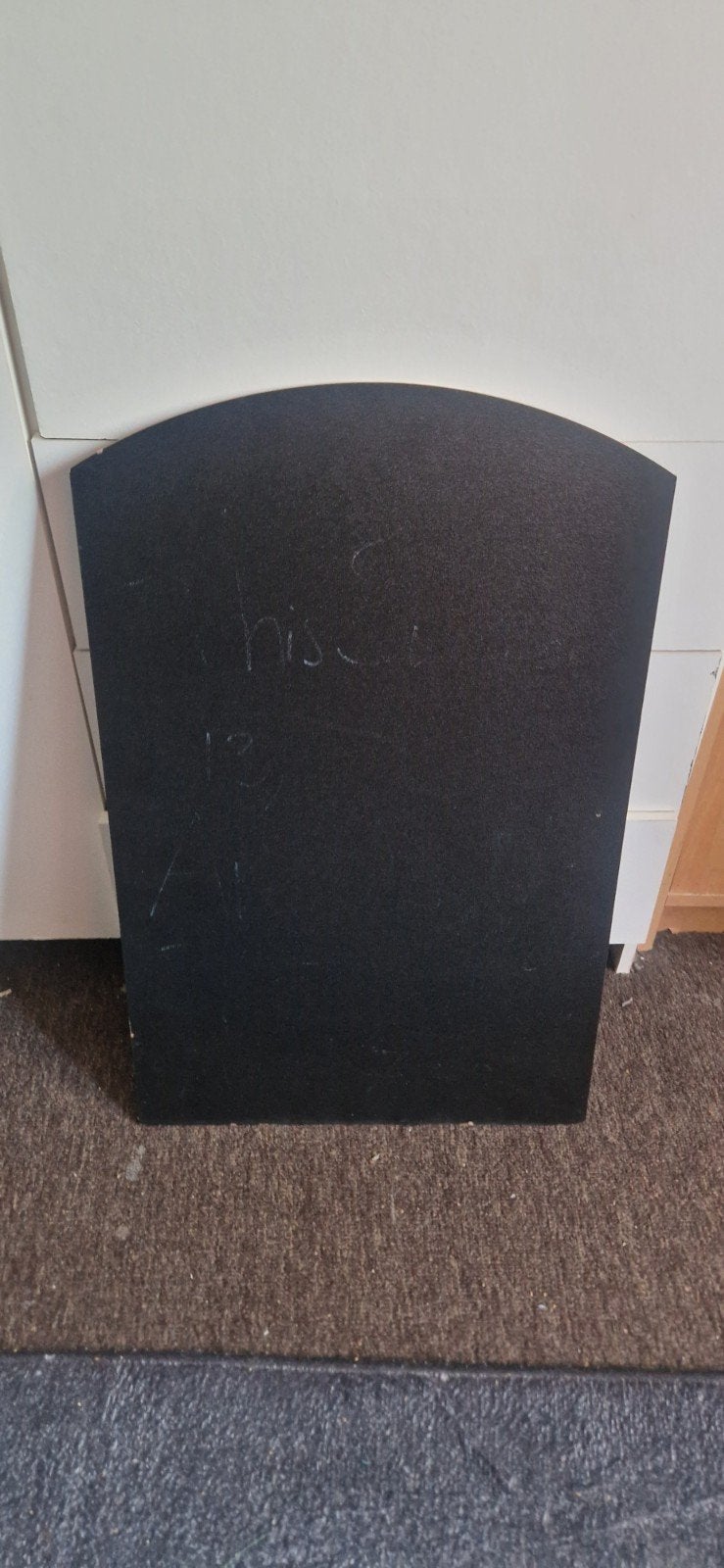 Horeca krijtbord, Diversen, Schoolborden, Ophalen, Gebruikt, Krijtbord