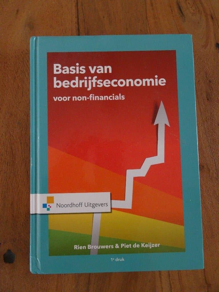 Basis van bedrijfseconomie  ISBN 9789001875459, Ophalen, Zo goed als nieuw, Rien Brouwers & Piet de Keijzer, Bedrijfseconomie of M&O