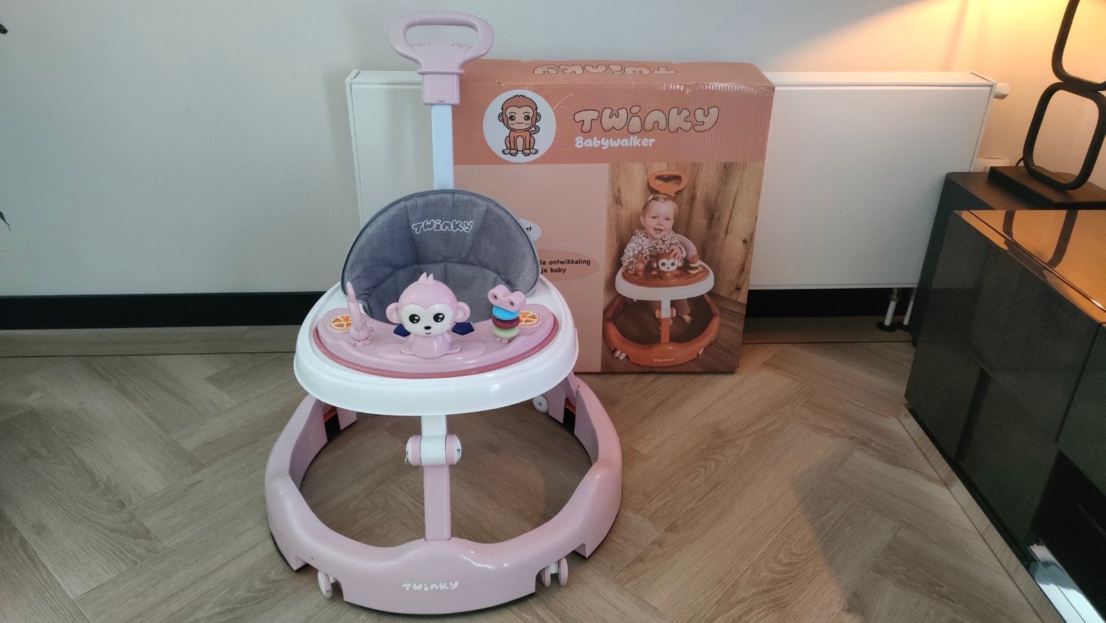 Twinky babywalker loopstoel, Ophalen of Verzenden, Zo goed als nieuw, Overige typen
