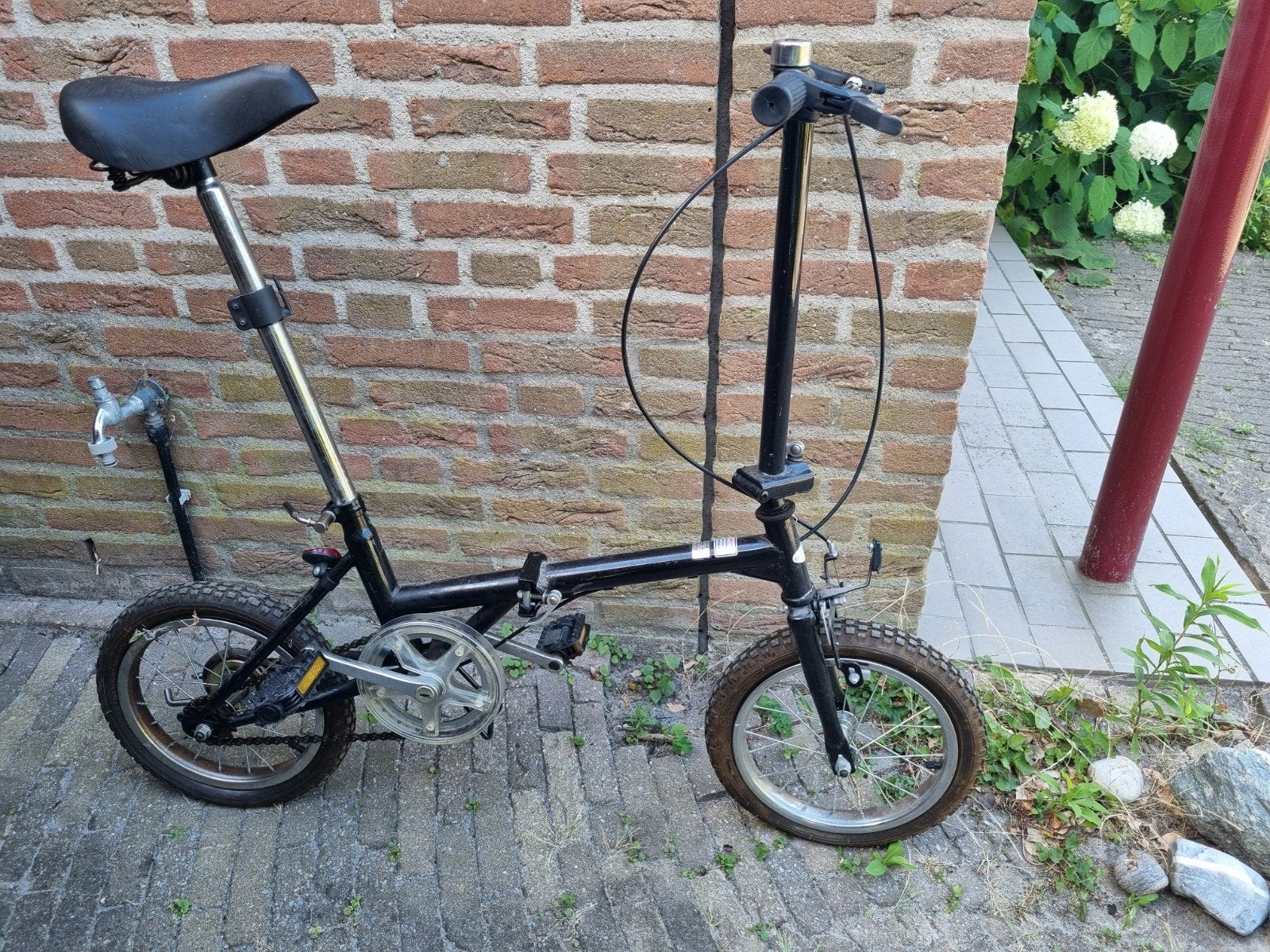 Opvouwbare fiets - Compact en handig, Gebruikt, Velgrem, 14 tot 16 inch, Totaal opvouwbaar