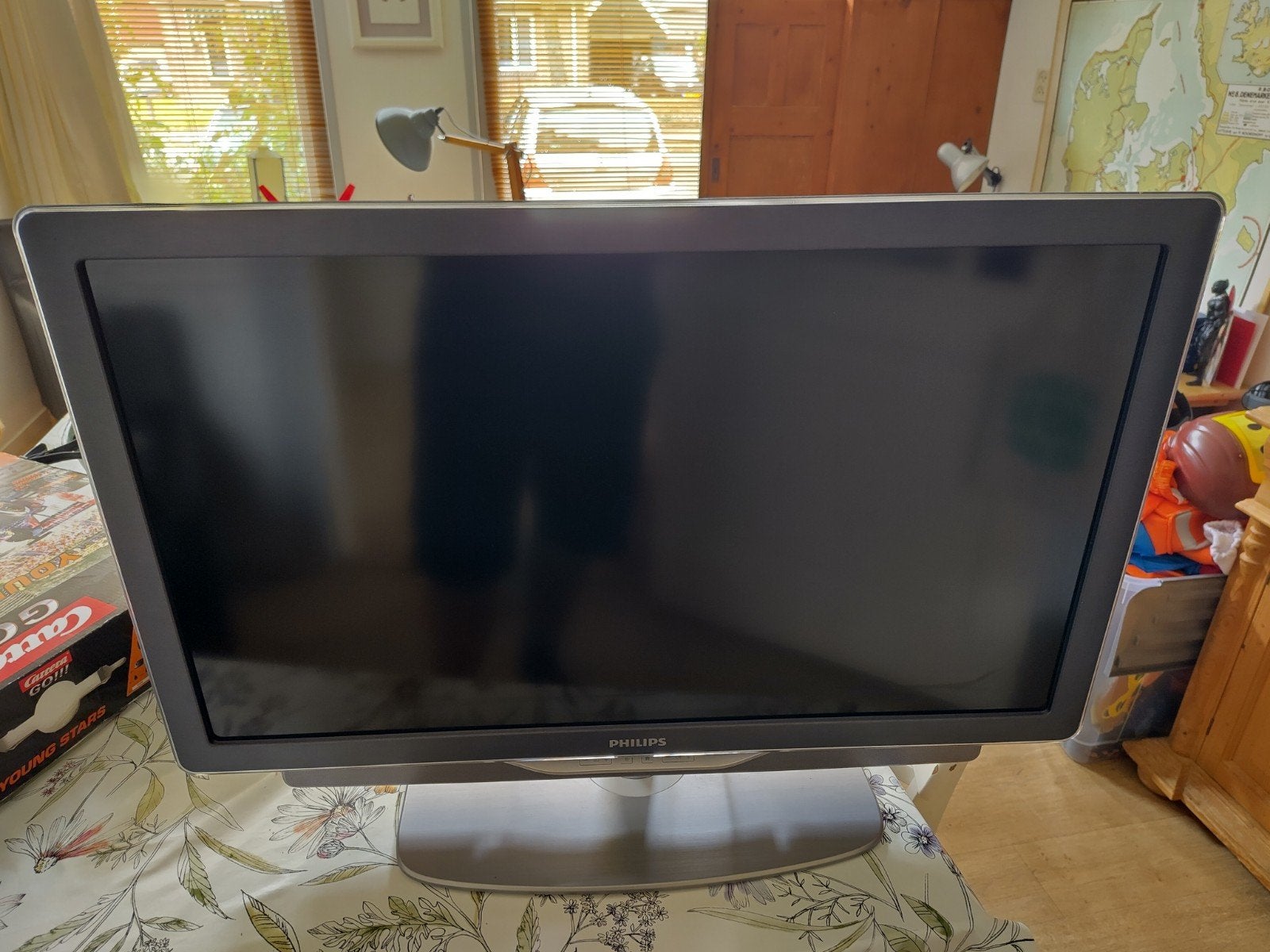 Philips TV met afstandsbediening - Gebruikt, Ophalen, Philips, Gebruikt, 50 Hz