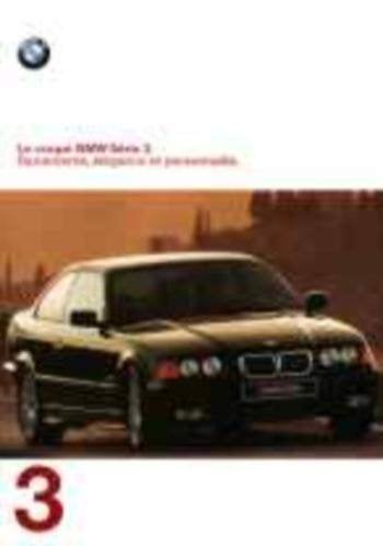 BMW 3-serie Coupe e/o Cabrio (E36) brochure/auto folder, Ophalen of Verzenden, Zo goed als nieuw, BMW