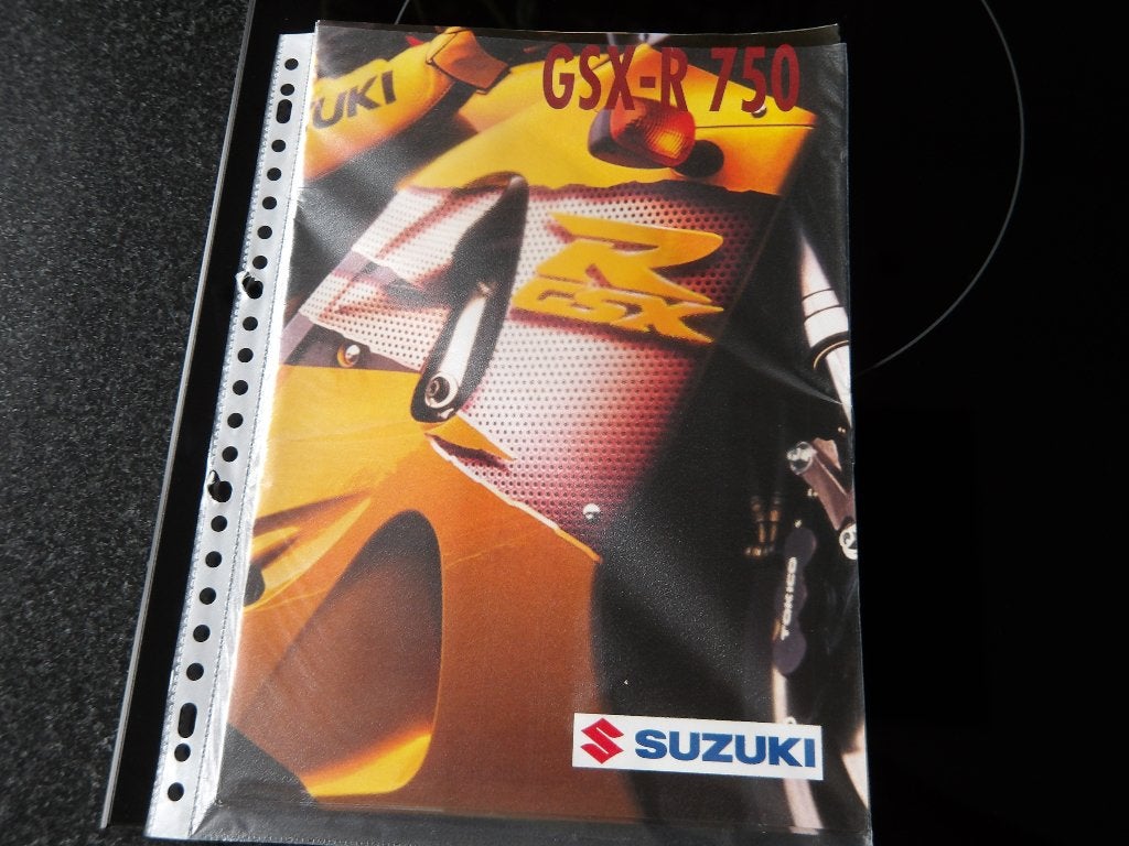 Suzuki GSX-R 750 Brochure/Folder, Ophalen of Verzenden, Suzuki