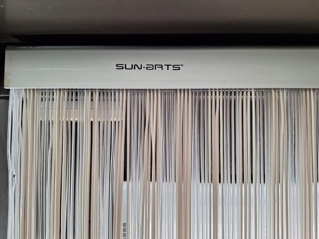 Sun arts vlieggordijn modern, Doe-het-zelf en Verbouw, Deuren en Horren, Ophalen, Gebruikt, 80 tot 100 cm, Binnendeur