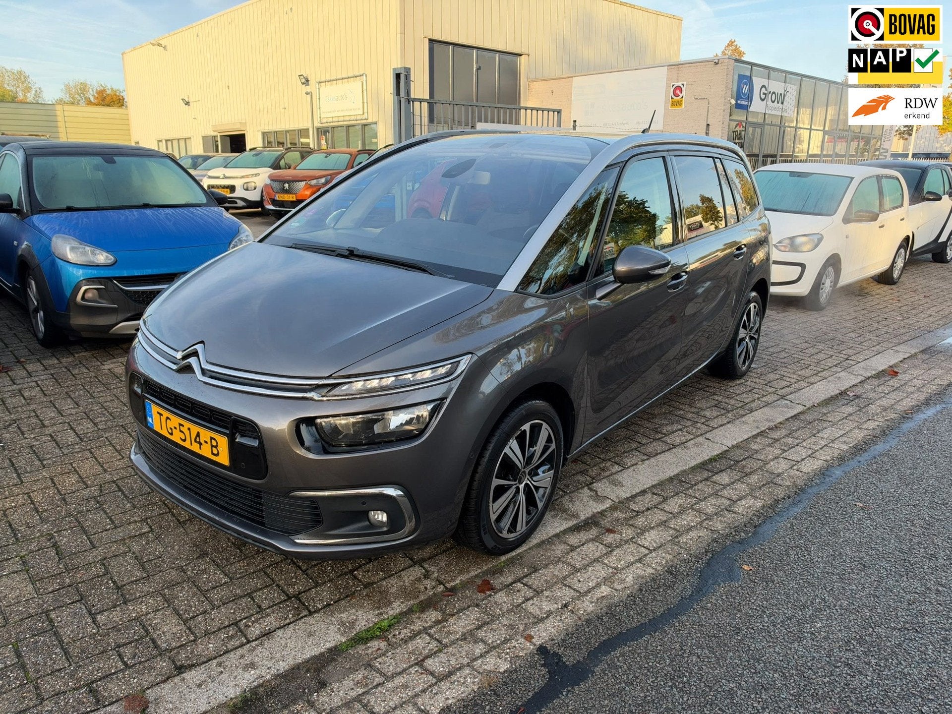 Citroen Grand C4 SpaceTourer 1.2 PureTech Business, 7 persoo, Stof, Gebruikt, Euro 6, 1199 cc
