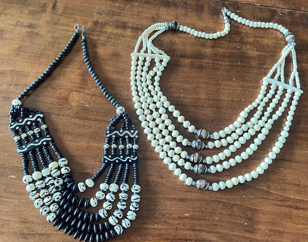 Afrikaanse halssnoeren, Sieraden, Tassen en Uiterlijk, Kettingen, Ophalen of Verzenden, Nieuw, Overige materialen