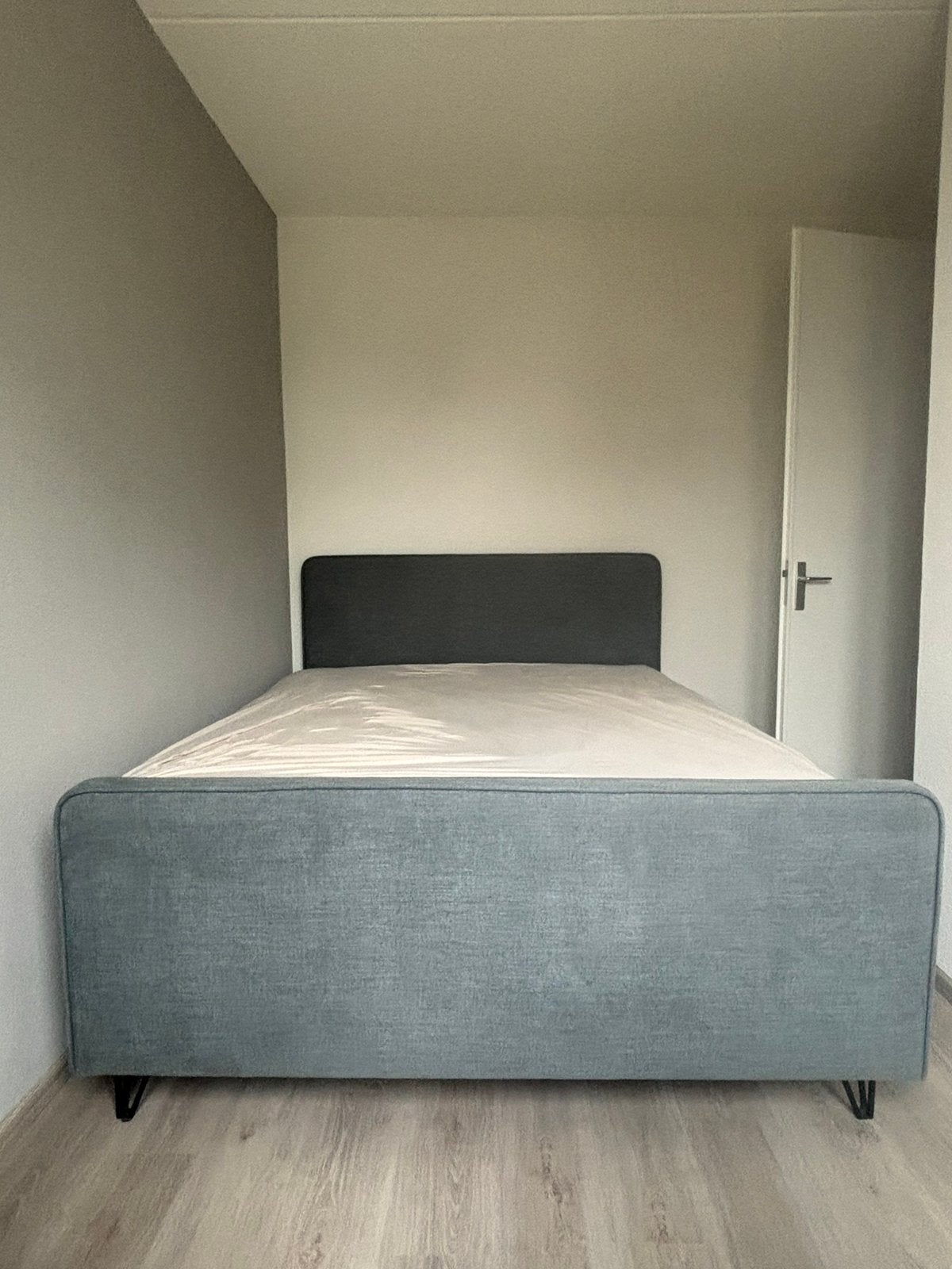Complete Swiss Sense Boxspring 160 x 200, Ophalen, Tweepersoons, Zo goed als nieuw, 160 cm