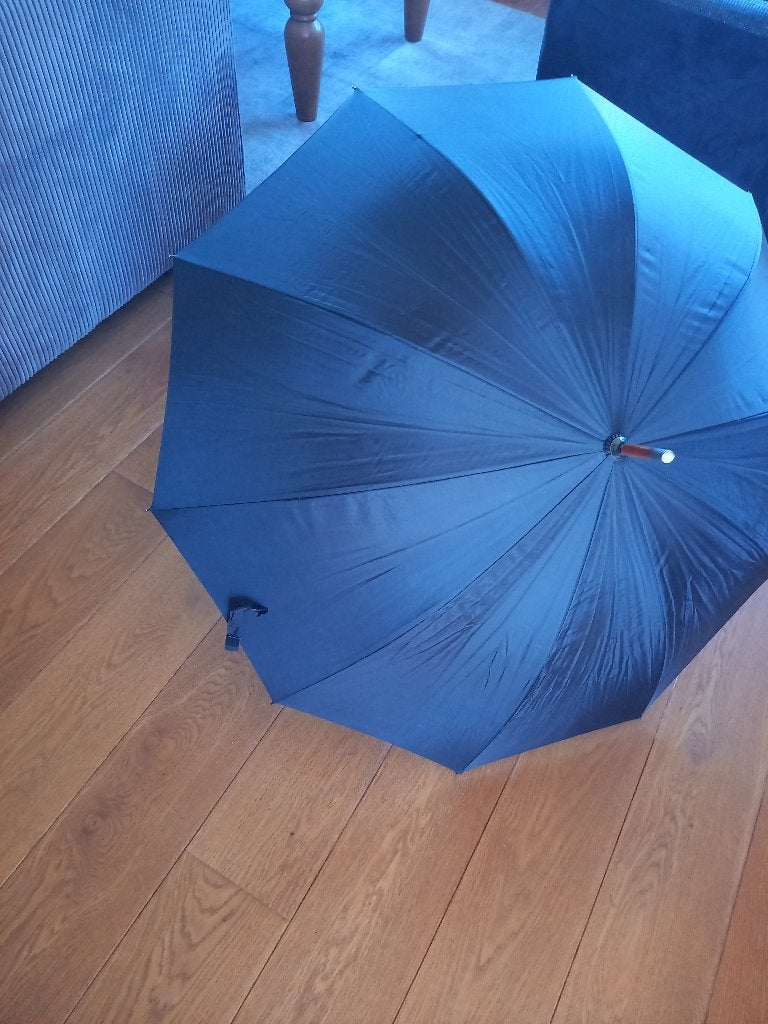 paraplu, Ophalen of Verzenden, Gebruikt, Blauw