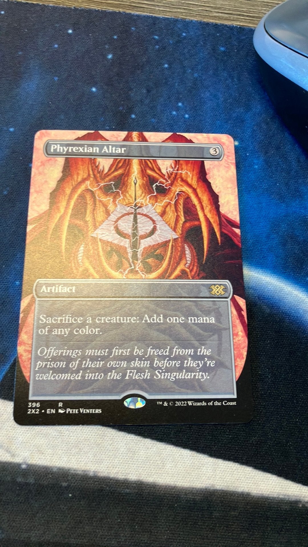Full Art Phyrexian Altar, Hobby en Vrije tijd, Verzamelkaartspellen | Magic the Gathering, Ophalen of Verzenden, Zo goed als nieuw