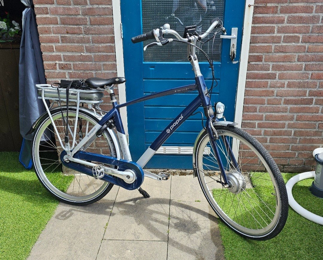 Popal Herenfiets *accu laadt niet meer op*, Fietsen en Brommers, Elektrische fietsen, Ophalen, Overige merken