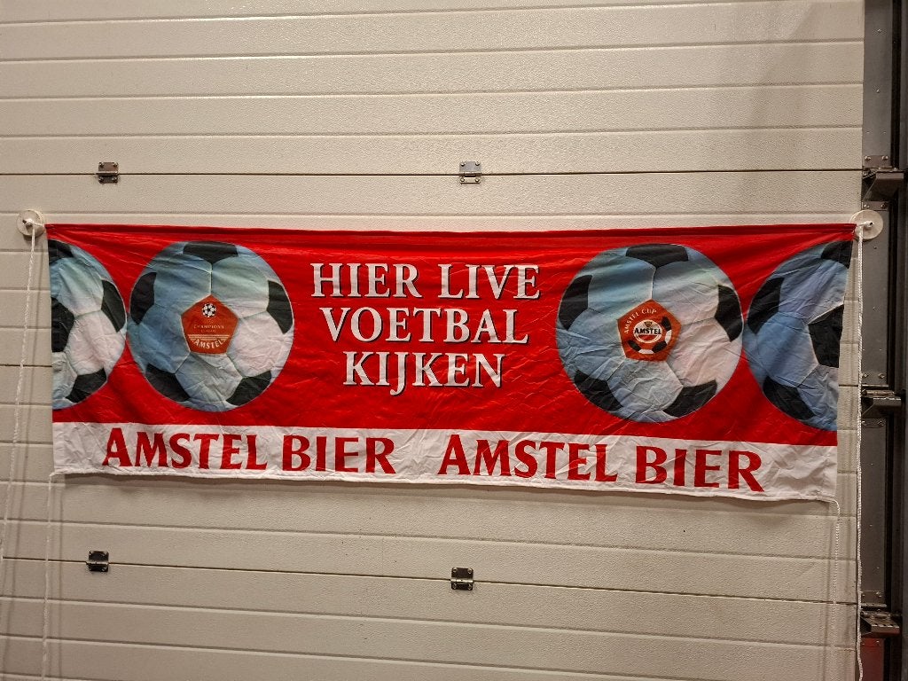 Amstel bier vlag, Ophalen, Zo goed als nieuw