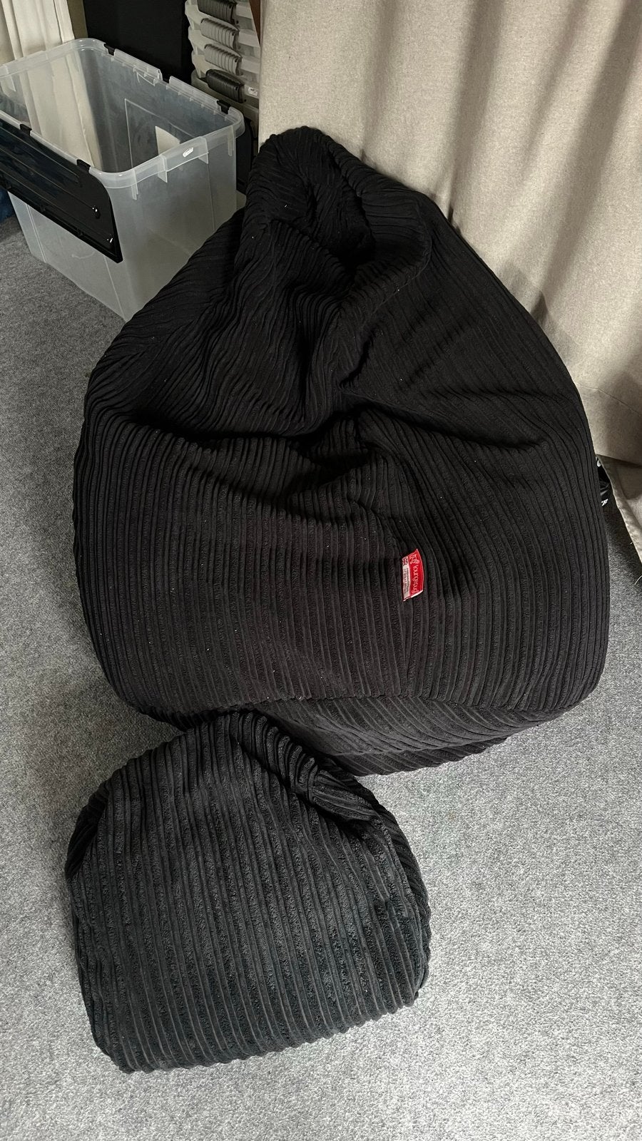 Big Bertha Original Gaming Zitzak - Loungepug, Huis en Inrichting, Ophalen, Gebruikt, Zwart, Zitzak