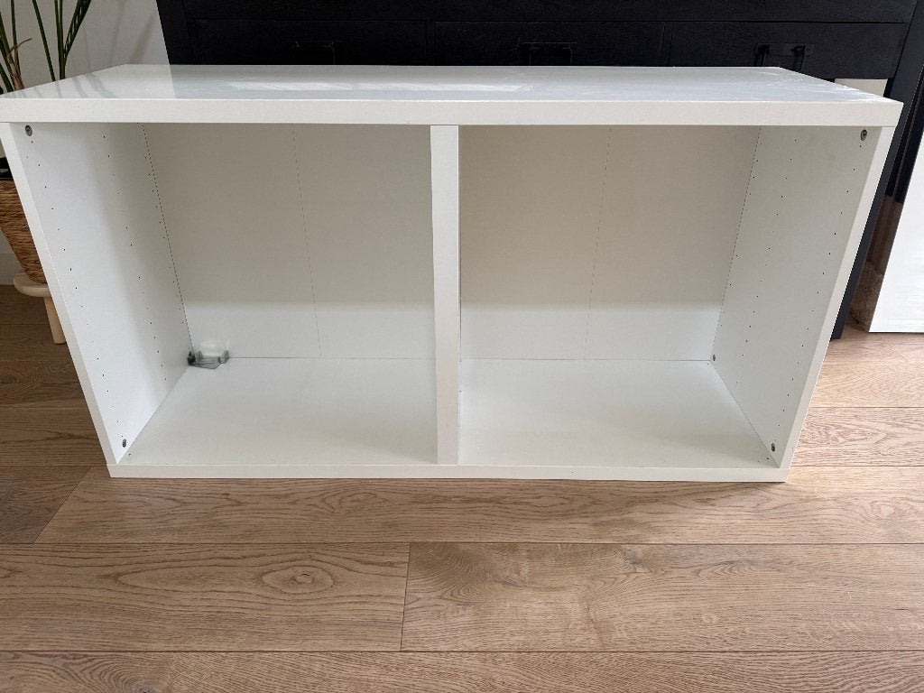 BESTÅ Basiselement, wit, 120x40x64 cm, Ophalen, Gebruikt, 100 tot 150 cm, Minder dan 100 cm