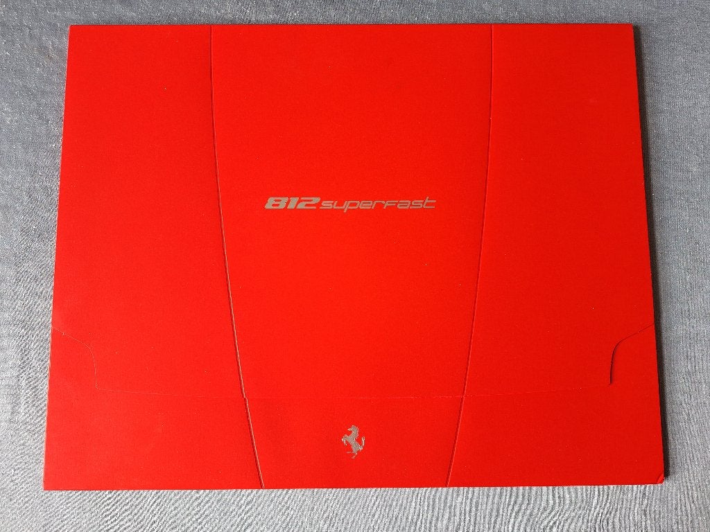 Broch/ Portfolio FERRARI 812 SUPERFAST - 2017 Engels, Verzenden, Zo goed als nieuw, Ferrari